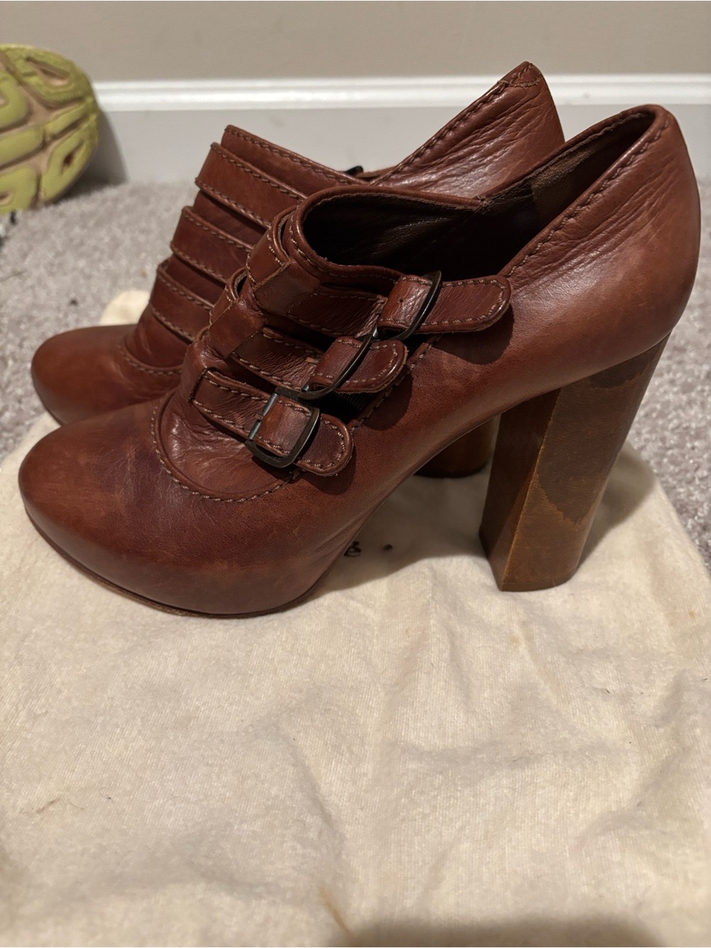 Chloe vintage Silverado platform booties - Picture 6 of 6